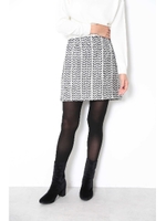 カラフルヘリンボーンスカート/ピンク系1(091)