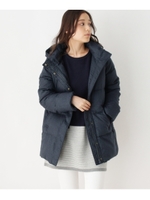 フーデッド比翼ダウンジャケット/グレー(012)