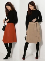 〓《2WAY》★JOC W/NY/C リバーシブルスカート/MD.BROWN