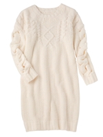 PEACH JOHN/ホイップリーホールスリーブミディワンピ/オフホワイト