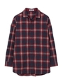 PLAID SHIRT/レッド