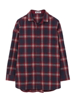 PLAID SHIRT/レッド