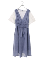 ・SET2点 トップス+ワンピース/ネイビー