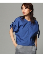 [L]【洗える】カナリアタイプライターブラウス/オフホワイト(003)