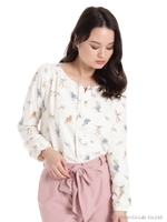 あったかスリットネックBL/クロ