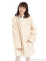 もこもこコート/ホワイト