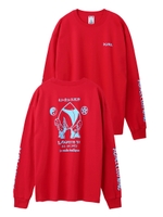 【WEB限定】PEACH L/S BIG TEE EC/レッド