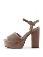 プラットフォームサンダル/GRY