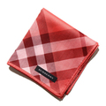 2015SS 新作 新品 バーバリー チェックハンカチ レッド系 d-000080 メンズ
