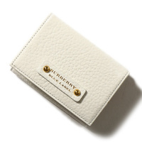 2015SS 新作 新品 バーバリーブルーレーベル 折り財布 d-000150 ホワイト系 レディース