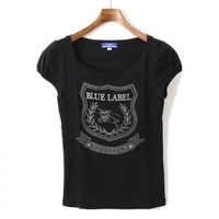 Tシャツ 38 バーバリーブルーレーベル 56954 BURBERRY BLUE LABEL ブラック系 レディース