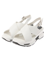 WEGO/クロスベルト厚底サンダル