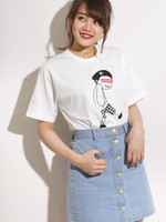 WEGO/ヒューマンボックスTシャツ