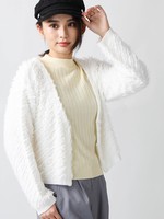 WEGO/フリンジショートカーディガン