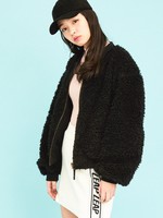 WEGO/プードルファーリバーシブルブルゾン