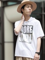 WEGO/プリントTパーカー