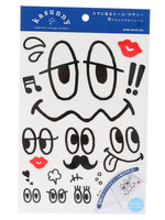 WEGO/ヘンテコフェイスシール