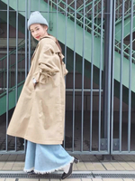 WEGO/ボリュームスリーブトレンチコート