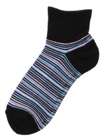WEGO/マルチカラーボーダーソックス