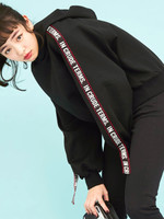 WEGO/ロゴテープフーディ