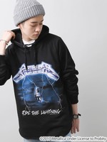 WEGO|METALLICAラグランパーカー