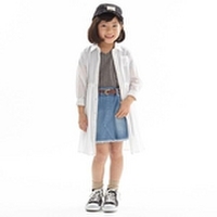 【50%OFF】ストライプシャツワンピース