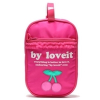 【50%OFF】チェリーモチーフつきロゴ入りシューズケース