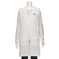 【50%OFF】フードつきロング丈ジレ