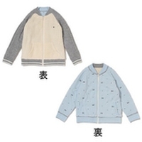 【60%OFF】リバーシブルニットジップブルゾン