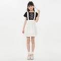 【50%OFF】リボン&フリルTシャツ