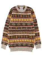 【Denime×Jamieson's】クルーネック総柄ニット