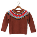 【新品】 かぎ編みニット 6Y バーバリーチルドレン 49305 BURBERRY CHILDREN ブラウン系 ボーイズ