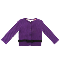 【新品】 カーディガン 12M バーバリー 46987 BURBERRY パープル系 ボーイズ