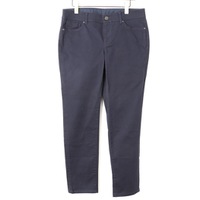 【新品】 カラーパンツ 46 バーバリーロンドン 60774 BURBERRY LONDON ネイビー系 レディース