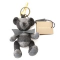 【新品】 キーホルダーテディベア バーバリー y-000879 BURBERRY グレー系×ブラック系 メンズ