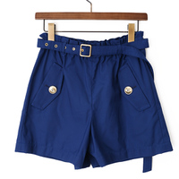 【新品】 キュロットパンツ 38 バーバリーブルーレーベル 48827 BURBERRY BLUE LABEL ブルー系 レディース
