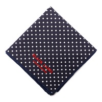 【新品】 クレストブリッジ ハンカチ　ドット  69164 CRESTBRIDGE ネイビー レディース