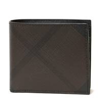 【新品】 コインタイプウォレット 二つ折り財布 10.5×9.5×2.5cm バーバリー y-001081 BURBERRY チョコブラック メンズ