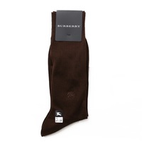 【新品】 ソックス 靴下 25〜26 バーバリー 51956 BURBERRY ブラウン系 メンズ