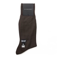 【新品】 ソックス 靴下 25〜26 バーバリー 51974 BURBERRY グレー系 メンズ