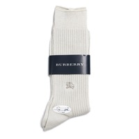 【新品】 ソックス 無地 25〜27cm バーバリーロンドン 70335 BURBERRY LONDON グリーン メンズ