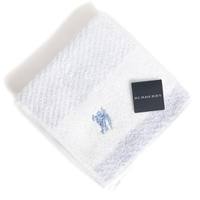 【新品】 タオルハンカチ　ブロックチェック  バーバリーロンドン 67438 BURBERRY LONDON ブルー レディース