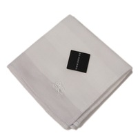 【新品】 タオルハンカチ　無地  バーバリーロンドン 69340 BURBERRY LONDON ホワイト レディース