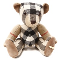【新品】 チェックテディベア　ぬいぐるみ  バーバリーロンドン 61953 BURBERRY LONDON ベージュ系 メンズ