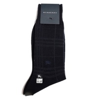【新品】 チェックビジネスソックス 靴下  バーバリー 70612 BURBERRY ネイビー メンズ