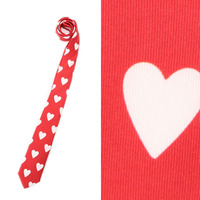【新品】 ネクタイ（ハート柄）  バーバリーロンドン y-000714 BURBERRY LONDON レッド系 メンズ