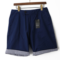 【新品】 ハーフパンツ 76 バーバリーブラックレーベル 49885 BURBERRY BLACK LABEL ネイビー系 メンズ