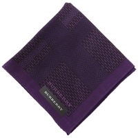 【新品】 ハンカチ  バーバリー 60296 BURBERRY パープル系 レディース