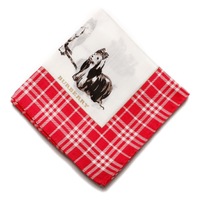 【新品】 ハンカチ  バーバリーロンドン 64205 BURBERRY LONDON ホワイト レディース