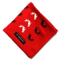 【新品】 ハンカチ  バーバリーロンドン 64272 BURBERRY LONDON レッド レディース